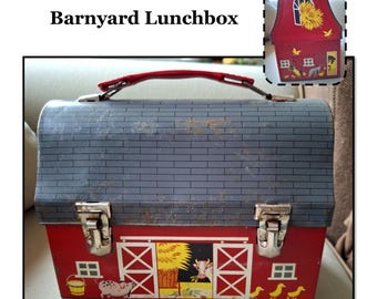 Vintage Sturdy Industrial Aluminum Metal Lunchbox Dean