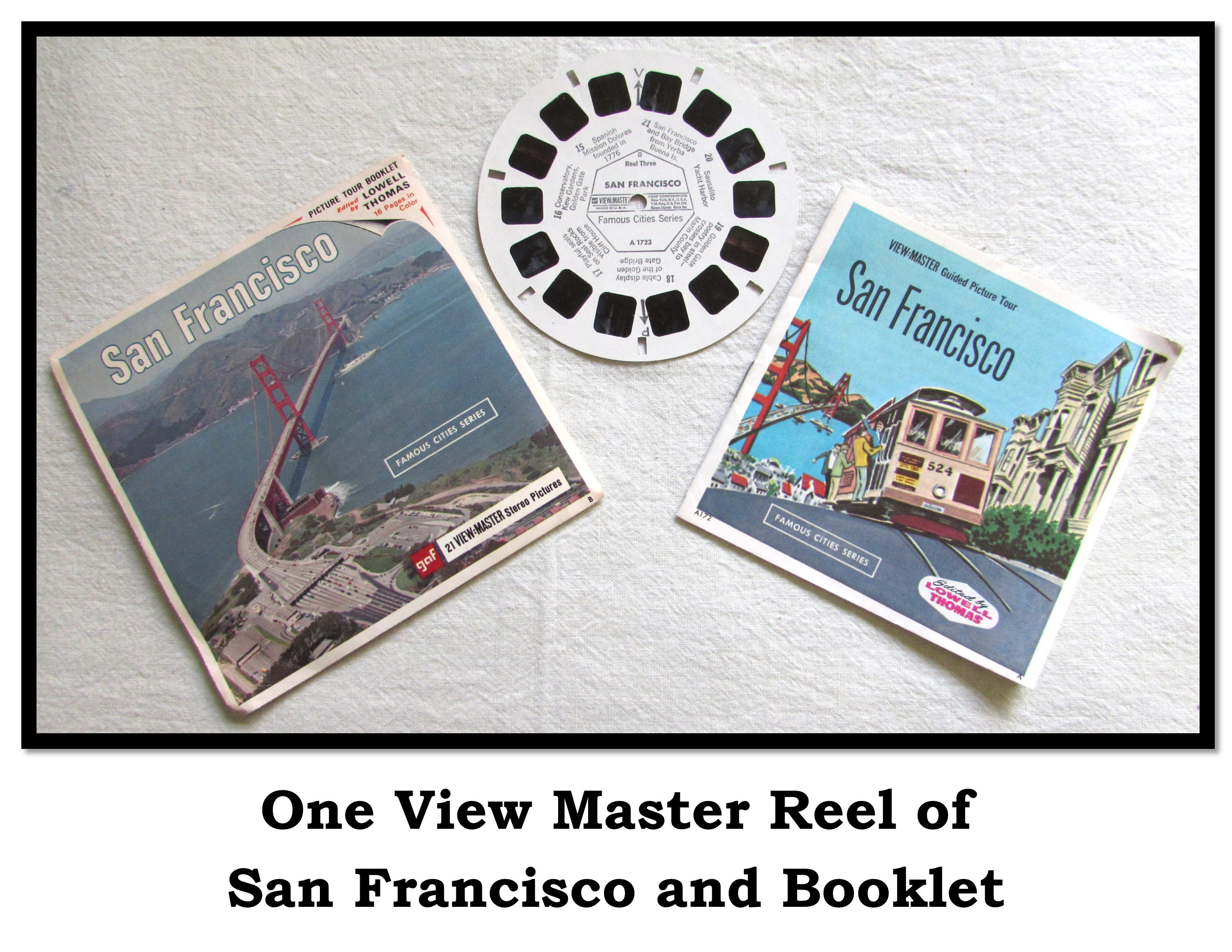 Vintage View Master Reel of San Francisco Sights & Little