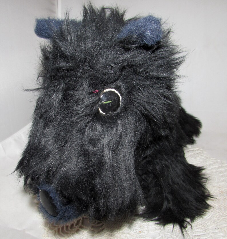 Vintage Stuffed Black Scottish Terrier Scottie Dog Plush Toy | Etsy