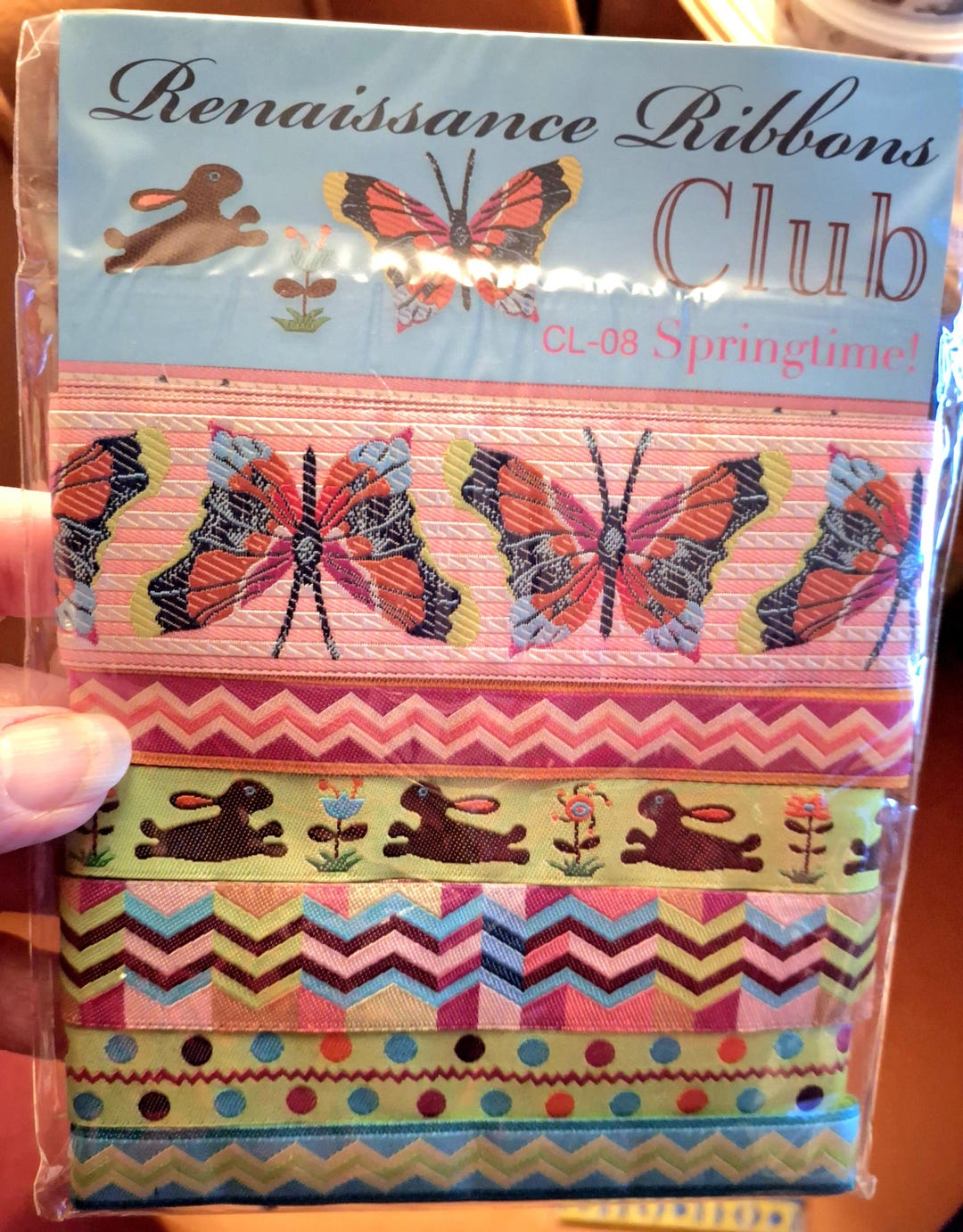 Relena R Ribbons 2 - Renaissance Ribbons Club Designer Ribbon Pack Springtime - Etsy