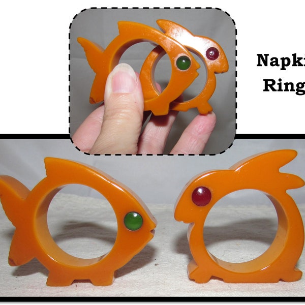 Fish Napkin Rings Etsy