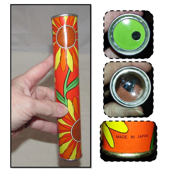 Vintage Octascope Kaleidoscope Toy, Sunflowers, Japan - Etsy