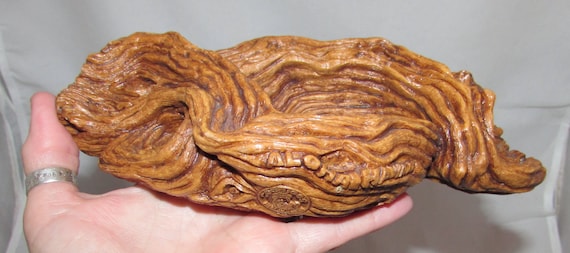 Vintage Souvenir Coco Joe's Hapa Wood Faux Driftwood Dish From