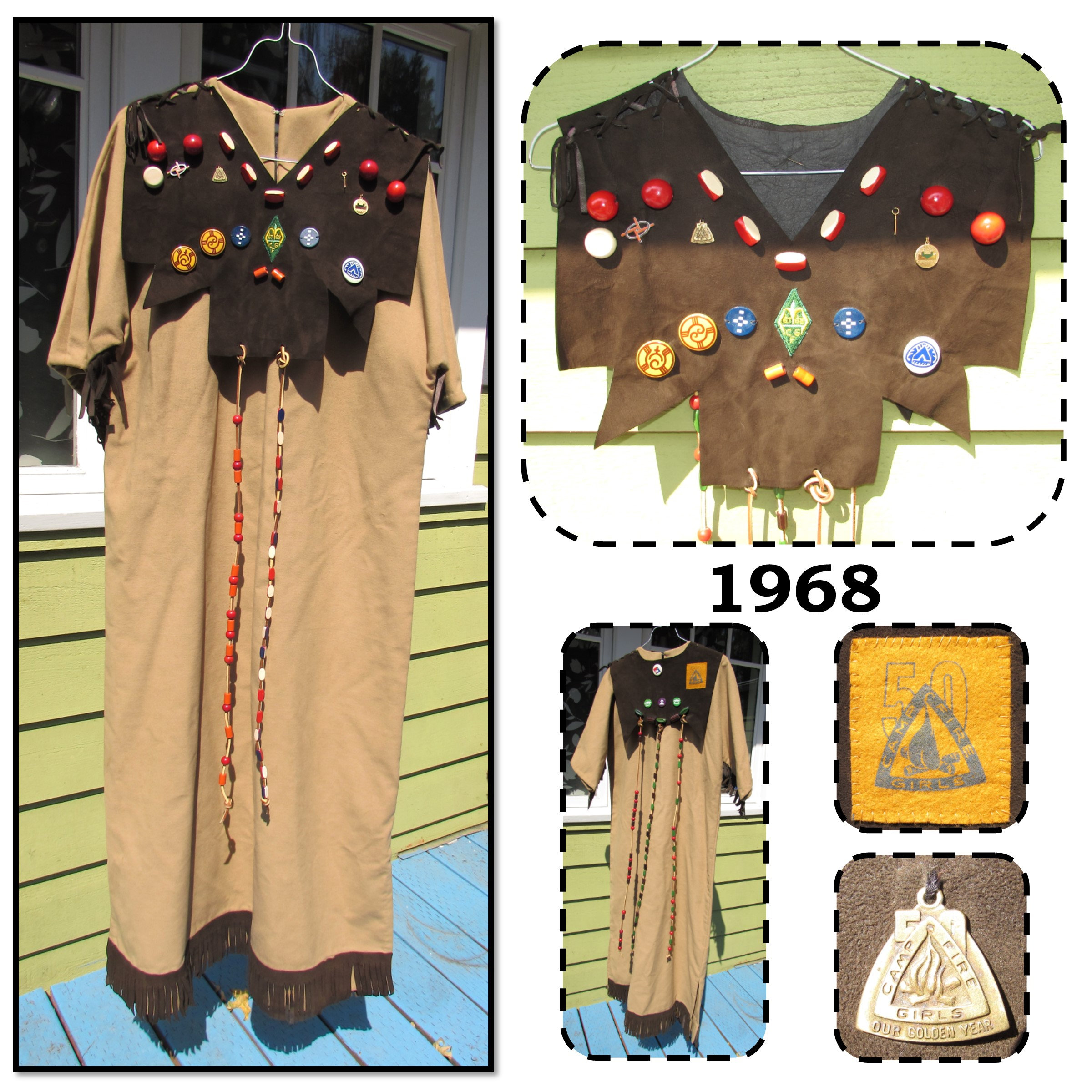 Vintage 60s Camp Fire Girls, Native American Indian Vintage 60s Camp Fire Girls, Native American Indian