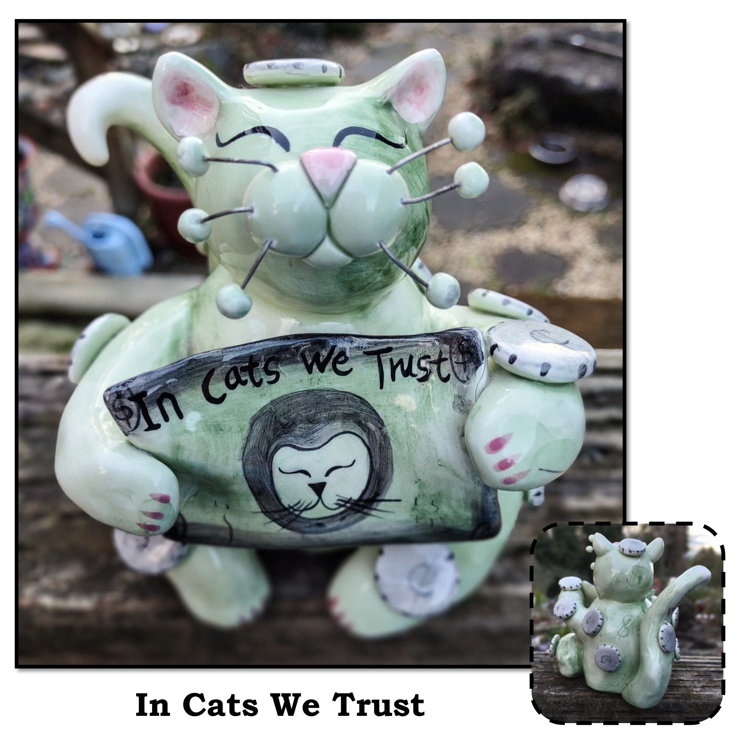 2002 Cat Figurine - Etsy