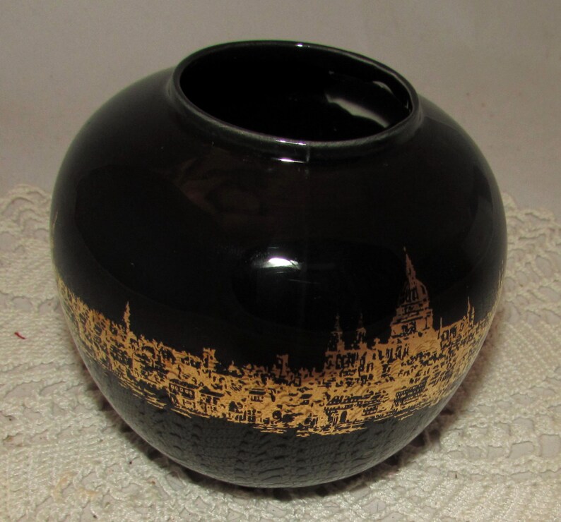 etsy black vase