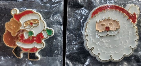 2 - Vintage 1983 Plastic Hallmark Santa Claus Chr… - image 3