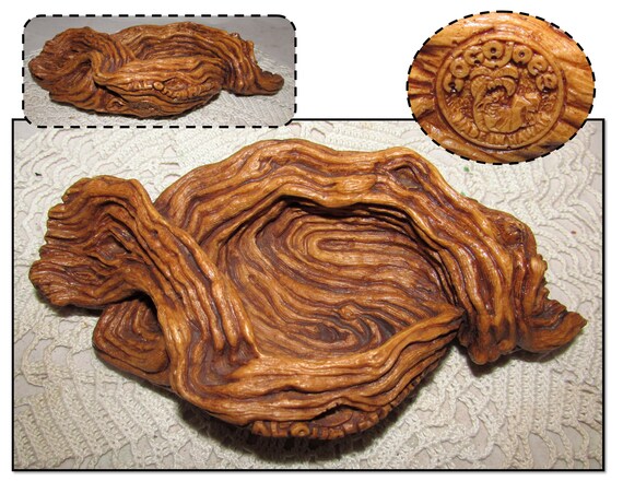 Vintage Souvenir Coco Joe's Hapa Wood Faux Driftwood Dish From Vintage Souvenir Coco Joe's Hapa Wood Faux Driftwood Dish From