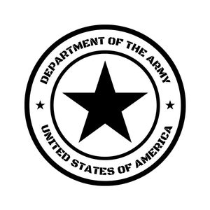 United States Army Logo SVG | US Army Digital Download | United States Army Seal | US Army Insignia | Cricut Laser Silhouette | Clean Lines
