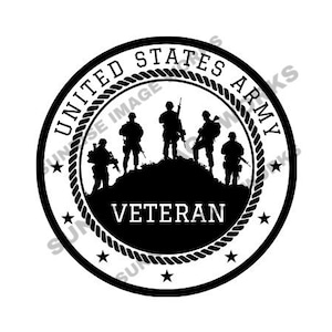 US Army Veteran Seal SVG Digital Download for Cricut Silhouette Laser | United States Army Download | US Army Custom Logo | Army Insignia