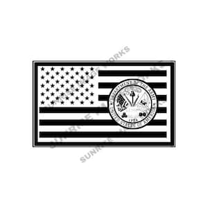 US Army Seal On Flag SVG | Digital Download for Cricut Silhouette Laser | United States Army Seal | Custom US Flag | Custom Army Logo