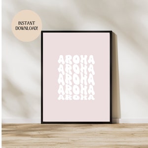 Aroha digital download, maori wall art, New Zealand print, printables, maori prints, Aotearoa wall posters, maori decor