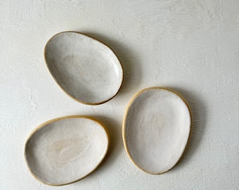 Handmade Ceramic Stoneware Organic Dish