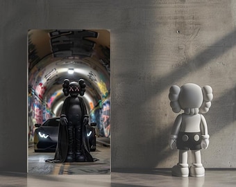 Kaws Black Lambo Poster: Minimalist Hypebeast Wall Art (Digital Download)