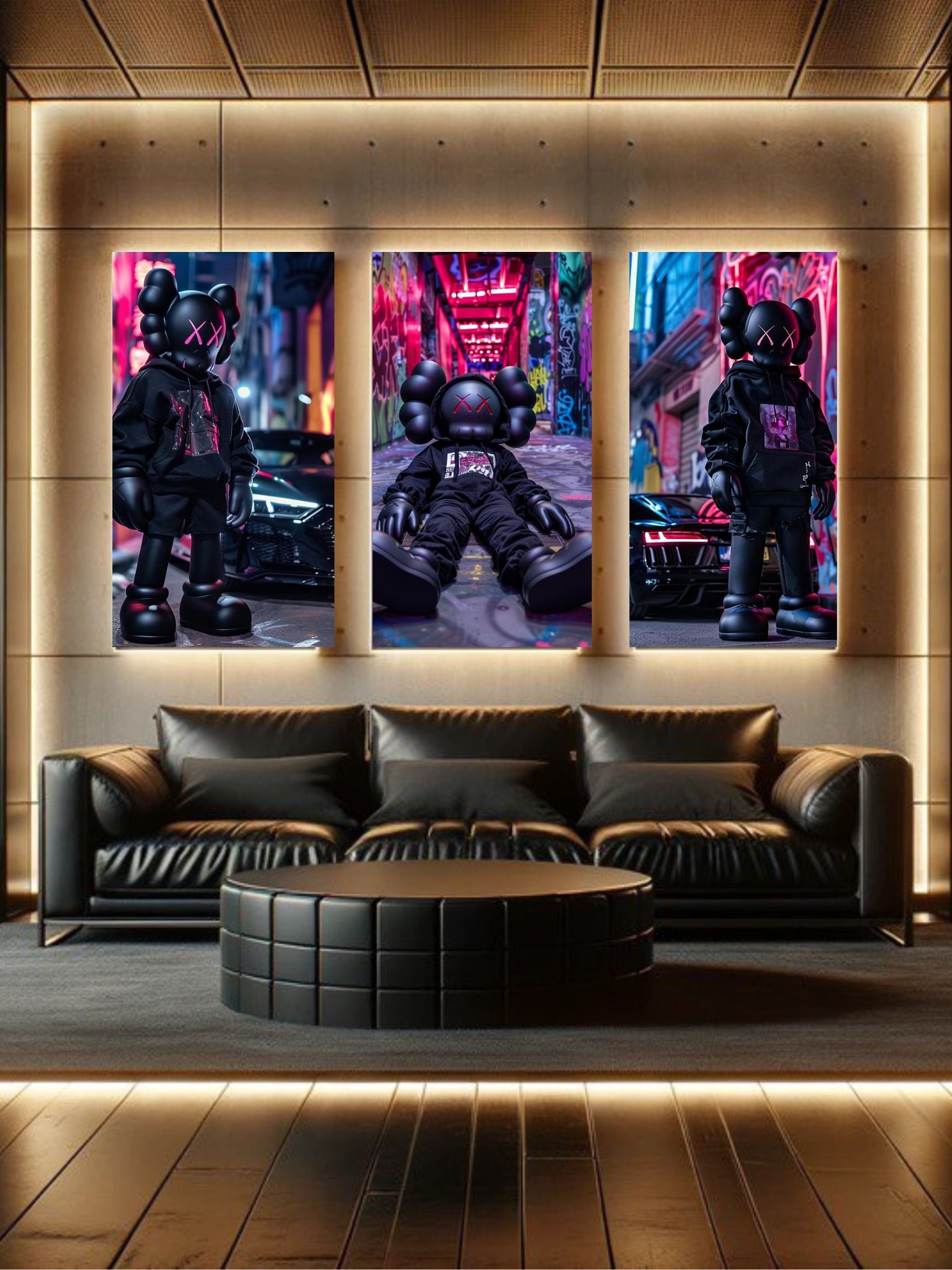 Kaws R8 Car Print Set: Hypebeast Graffiti Wall Art (Digital Download)