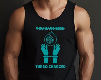 Men's Graphic gym Tank, You have been charged Tank top