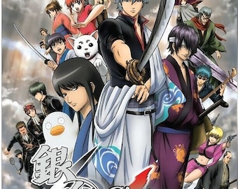 New Set DVD Anime Gintama (Volume 1-367 End) + 3 Movies + OVA + 2 Live Action Movie Complete Box Set ~ Free DHL Express