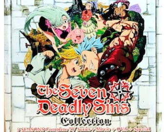 English dubbed of The Seven Deadly Sins Season 1-5 (1-100End+2 Movie) Anime DVD ~Free Shipping DHL