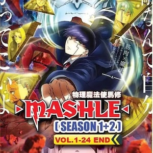 Anime-dvd Mashle: Magic And Muscles, seizoen 1-2 (afl. 1-24), complete serie, Engels nagesynchroniseerd en alle regio's - gratis DHL Express
