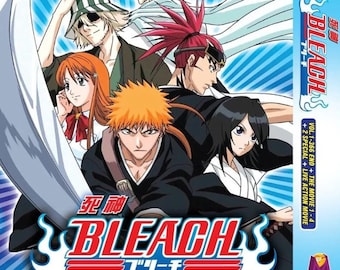 DVD Anime Bleached TV Series Vol.1-366 End + 4 Movie + 2SP + Live Action English Dubbed