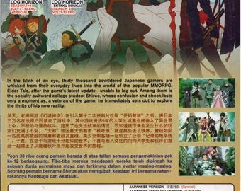 Log Horizon Season 1-3 Volume 1-62 End Special English Dubbed
