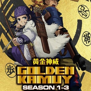 DVD Anime Golden Kamuy Season 1-3 Complete Volume 1-36 End + 4 OVA English Dubbed and All Region-Free Express Shipping
