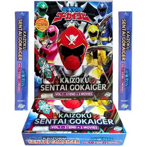 DVD Kaizoku Sentai Gokaiger Vol.1-51 End + 2 Movies English Subtitle