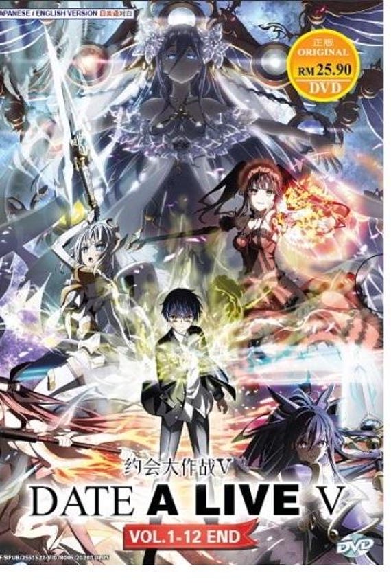 DVD Anime Date A Live V SEASON 5 (volume 1-12end) English Dubbed
