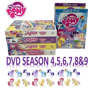 My Little Pony: Friendship Is Magic Season 4,5,6,7,8,9 DVD ~ All Region English - Free Express Shipping