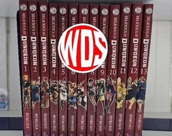 Delicious in Dungeon Manga Vol 1-13 Engelsk version av Ryoko Kui Comic Fast Ship