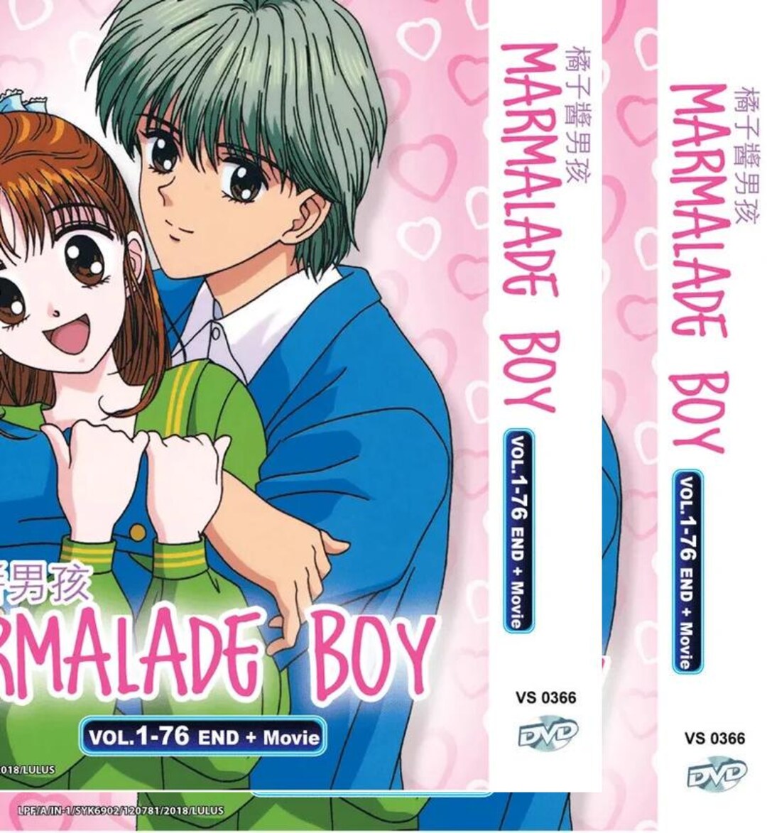 Anime DVD Marmalade Boy Volume 1 76 End Movie Complete Box Set English Subtitle and All Region free Express Shipping Etsy Australia