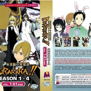Anime DVD Durarara!! Complete TV Series Season 1-4 Vol.1-61 End English Dubbed