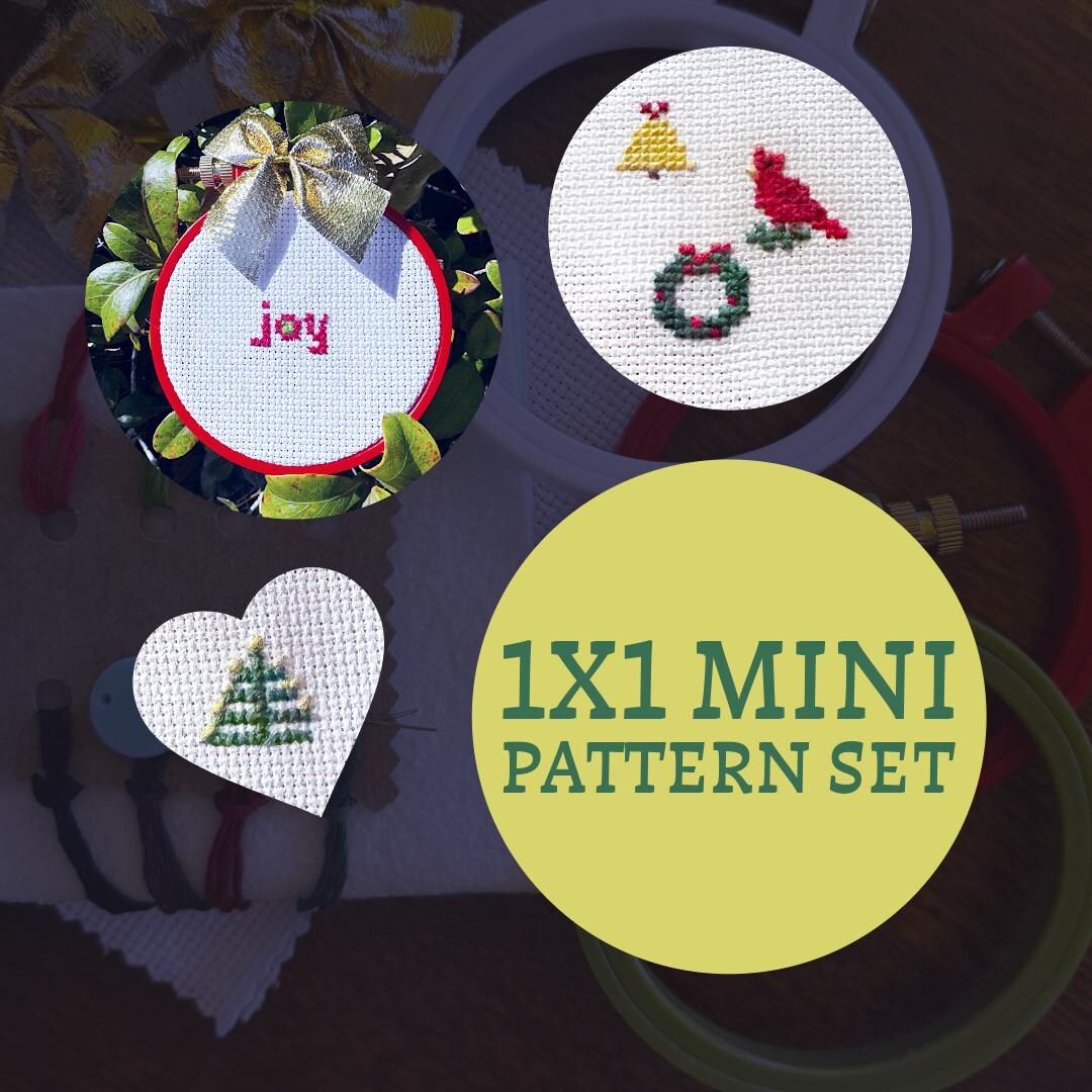 Cross-stitch Mini Micro Pattern Collection - Digital Charts - Etsy