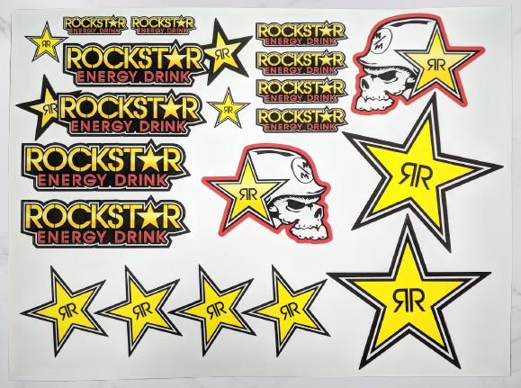 Sticker Mxgp Fe Moto Cross Energy Decal Aufkleber Drink Sticker Kit 21pc Rockstar ...