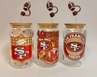 Football Glass Cup Coffee San Francisco