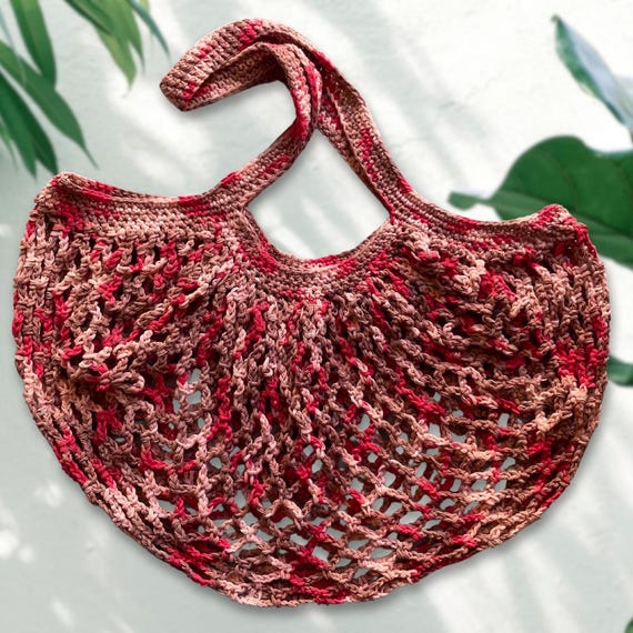 Bolsas de malla hechas a mano Varias opciones de colores Bolsa