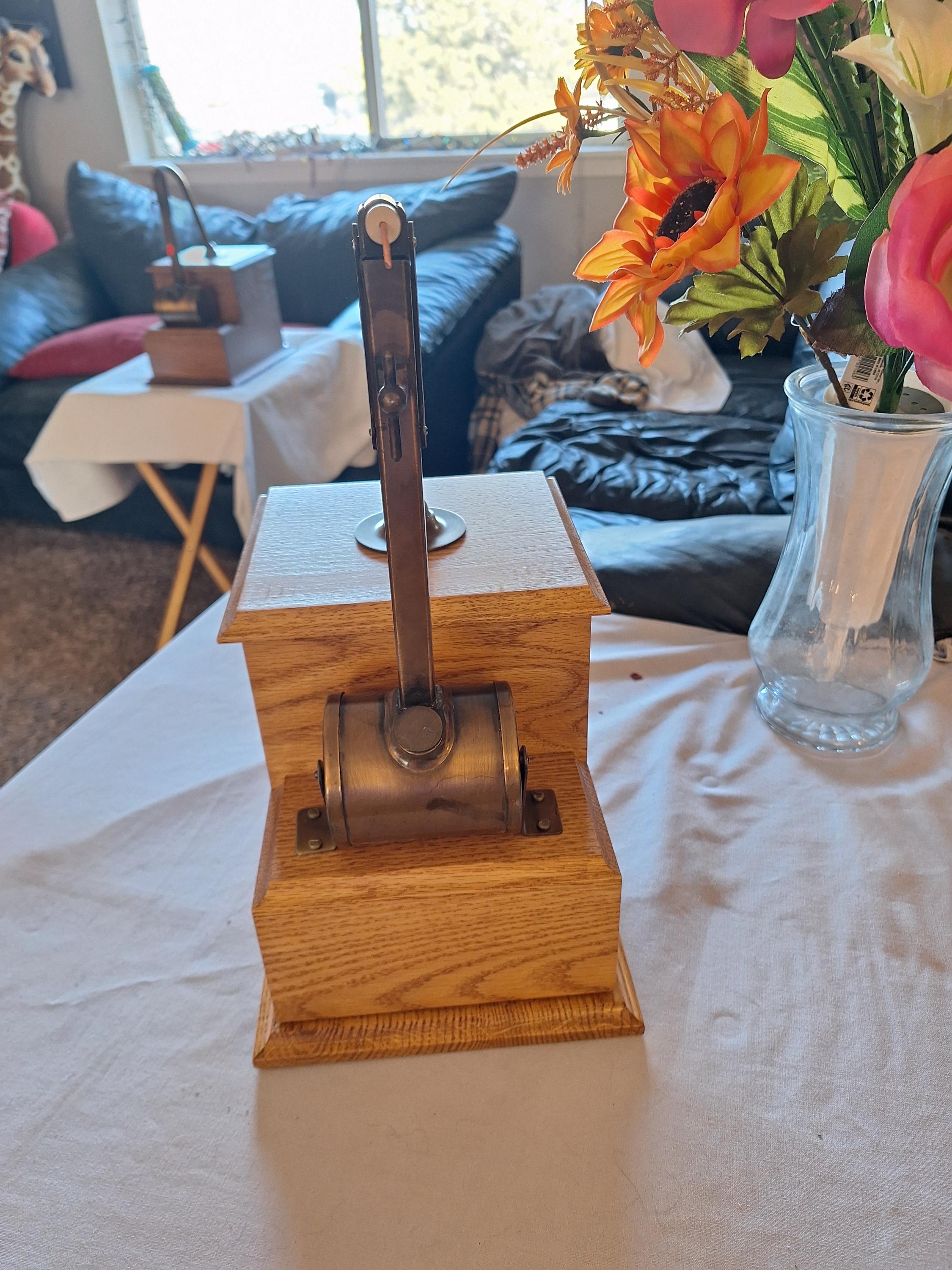 Antique Table Top Spark Gap Cigar Lighter, Recently Refurbished