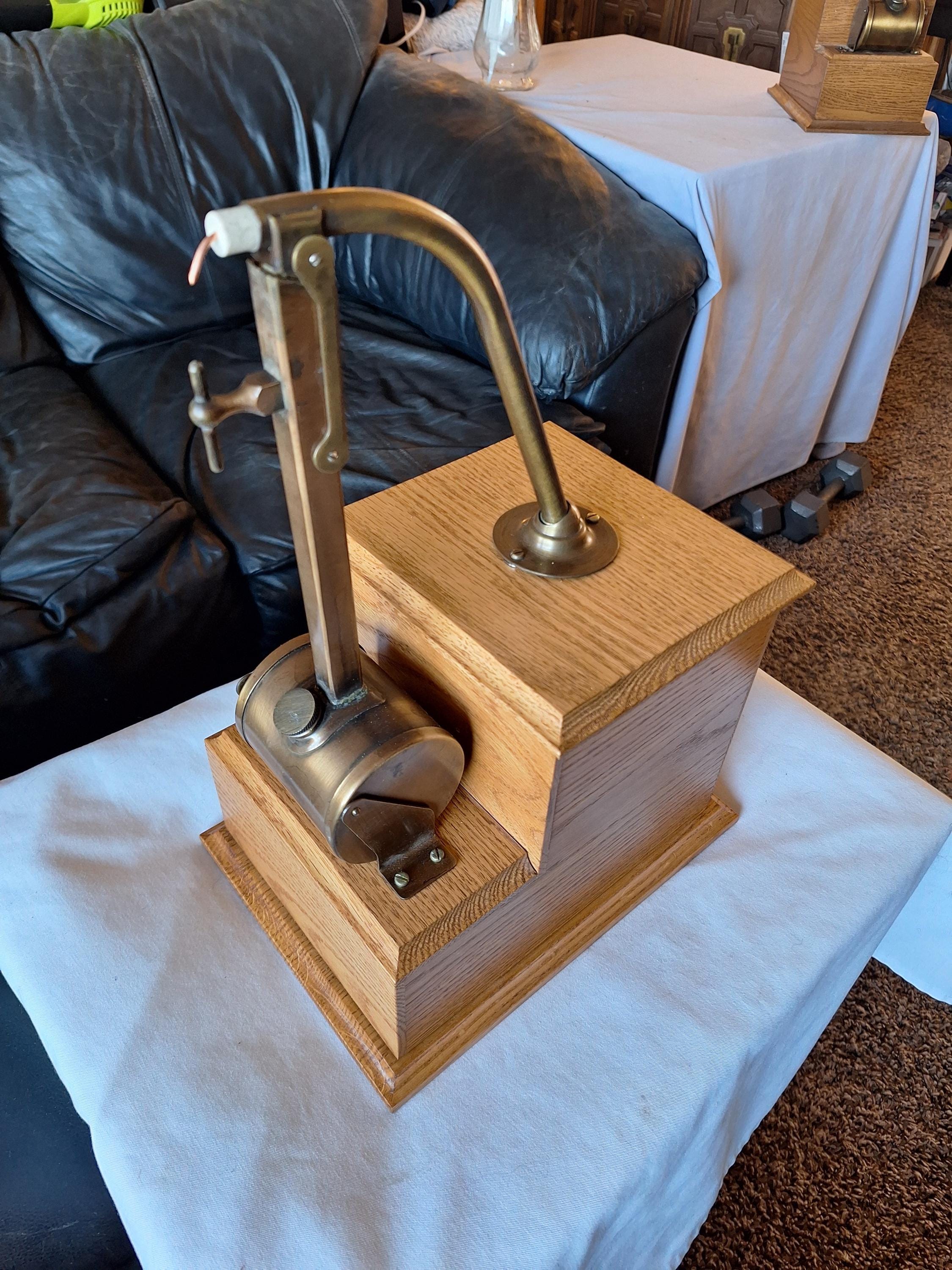 Antique Table Top Spark Gap Cigar Lighter, Recently Refurbished