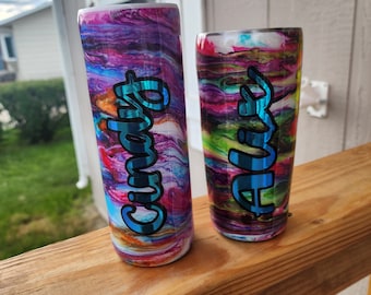 alcohol inks tumbler