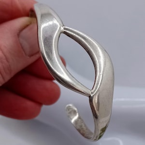 Vintage Taco Mexico bracelet manchette en argent sterling unisexe femmes hommes bijoux cadeau style moderniste