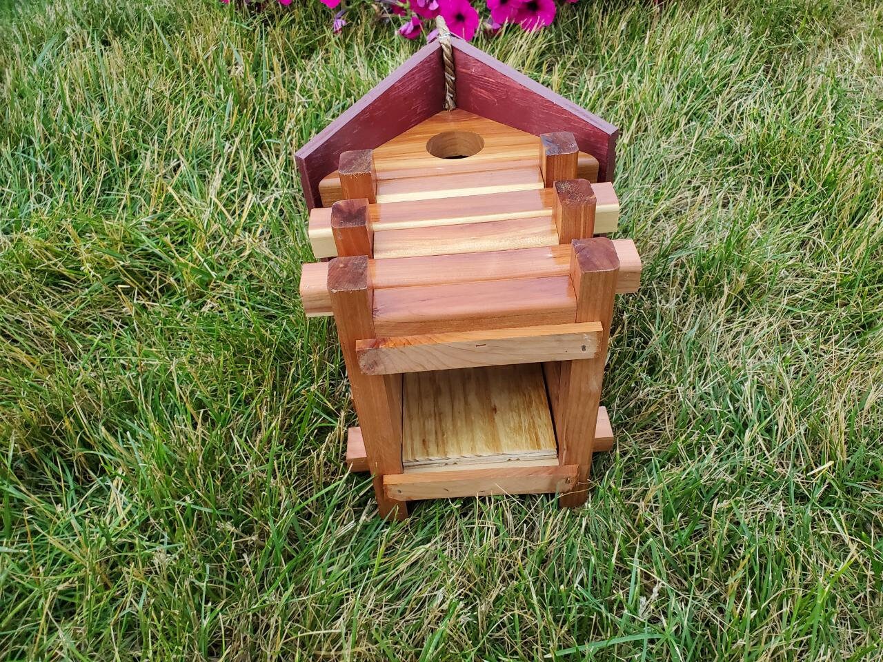 Bluebird Church/cedar Birdhouse/hanging Bluebird House/bluebird
