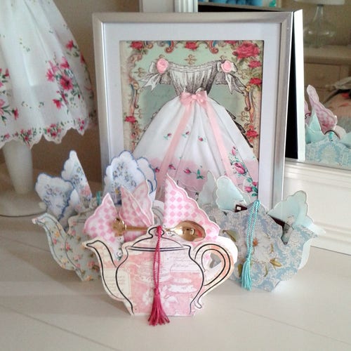 Teapot Favor Bags Tea Party Bag Gift Bag Party Birthday Baby Etsy