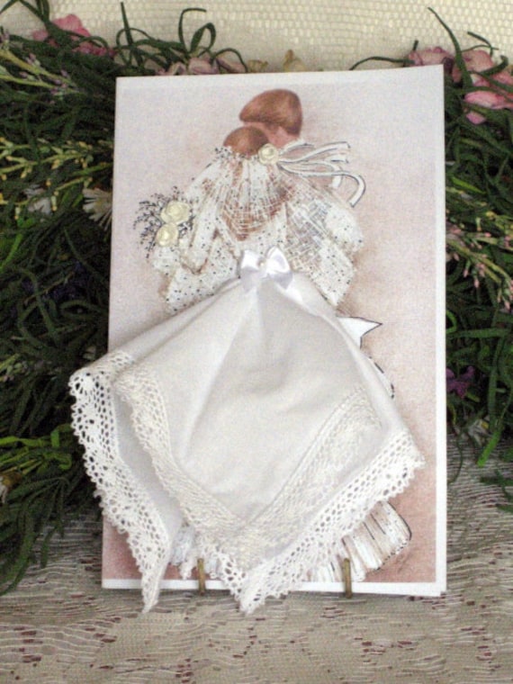 Bridal Hanky Card