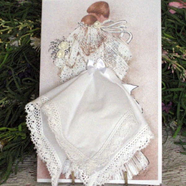 Bridal Hanky Card