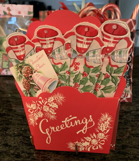 Christmas Bell  Hankie Cards