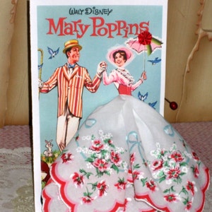 Mary Poppins Hanky Card