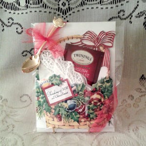 Christmas Basket Keepsake Card with Spoon