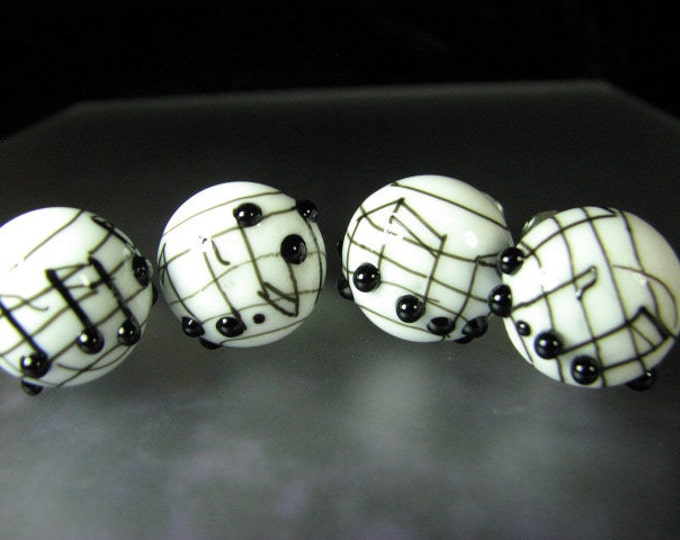 Knobs Drawer Pulls Lampwork Glass Musical Staff SRA Etsy