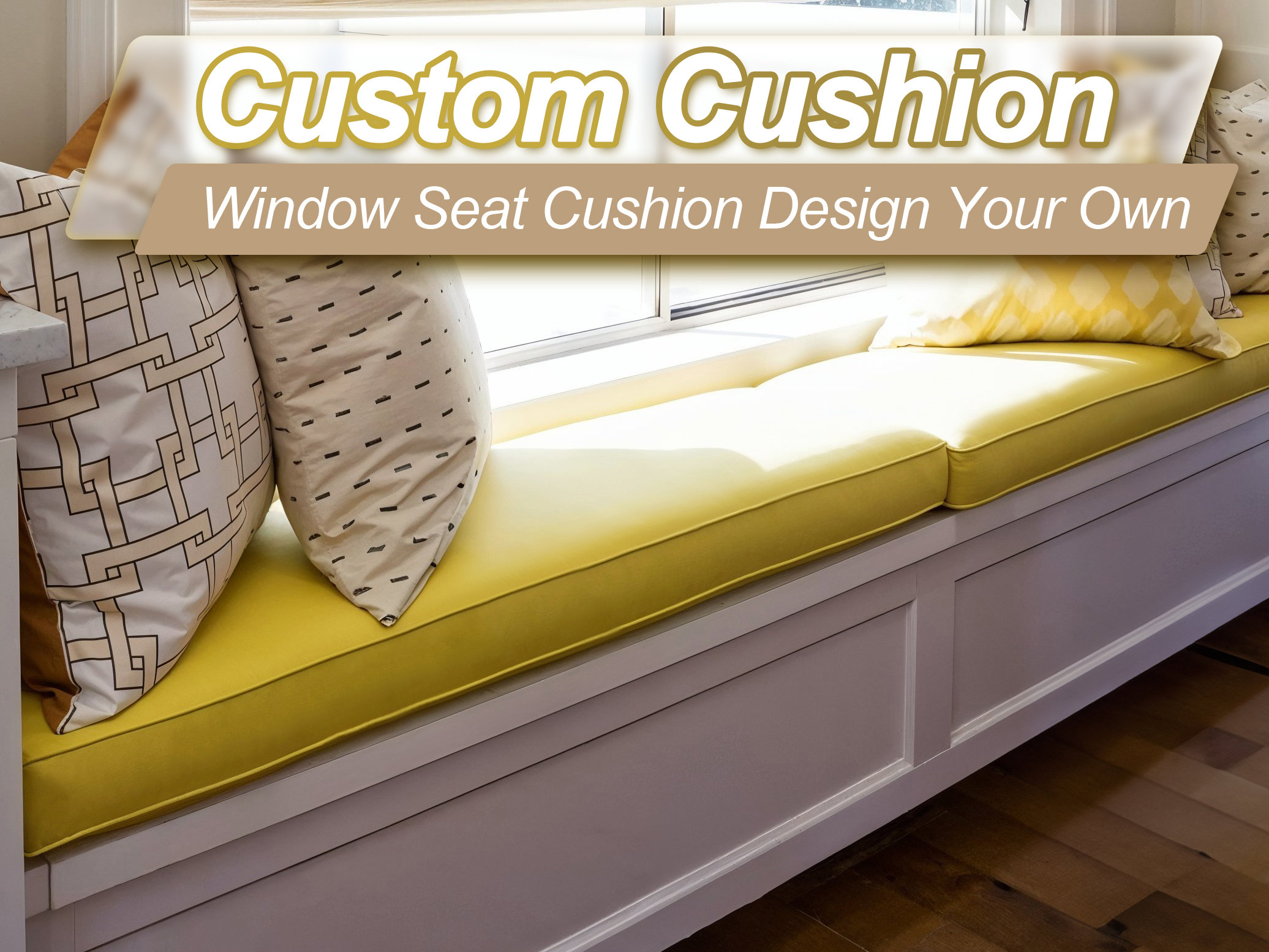 Yellow Bench Cushion Ireland