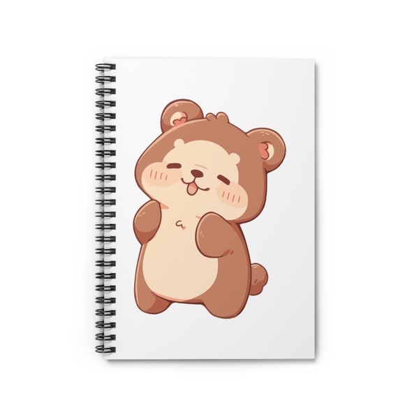 Pookie Bear Spiral Notebook - Ruled Line